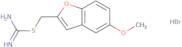 (5-Methoxy-1-benzofuran-2-yl)methyl imidothiocarbamate hydrobromide