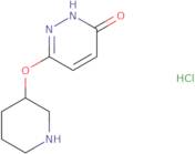 6-(Piperidin-3-yloxy)pyridazin-3(2H)-one hydrochloride