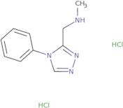 N-Methyl-1-(4-phenyl-1,2,4-triazol-3-yl)methanamine dihydrochloride