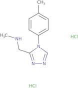 N-Methyl-1-[4-(4-methylphenyl)-1,2,4-triazol-3-yl]methanamine dihydrochloride