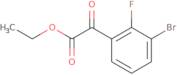 Ethyl 2-(3-bromo-2-fluorophenyl)-2-oxoacetate