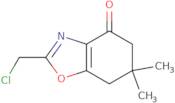 2-(Chloromethyl)-6,6-dimethyl-6,7-dihydrobenzo[D]oxazol-4(5H)-one