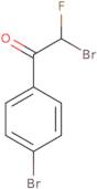 2-Bromo-1-(4-bromophenyl)-2-fluoroethan-1-one