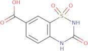 3-Oxo-3,4-dihydro-2H-1,2,4-benzothiadiazine-7-carboxylic acid 1,1-dioxide