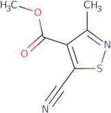 Methyl 5-cyano-3-methylisothiazole-4-carboxylate