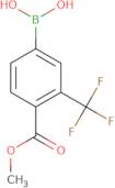 [4-Methoxycarbonyl-3-(trifluoromethyl)phenyl]boronic acid