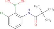 [2-Chloro-6-(2,2-dimethylpropanoylamino)phenyl]boronic acid