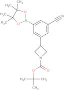 tert-Butyl 3-(3-cyano-5-(4,4,5,5-tetramethyl-1,3,2-dioxaborolan-2-yl)phenyl)azetidine-1-carboxylate