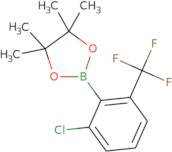 2-[2-Chloro-6-(trifluoromethyl)phenyl]-4,4,5,5-tetramethyl-1,3,2-dioxaborolane