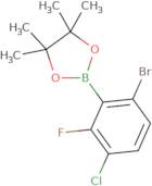 6-Bromo-3-chloro-2-fluorophenylboronic acid pinacol ester