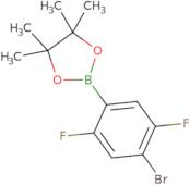 2-(4-Bromo-2,5-difluorophenyl)-4,4,5,5-tetramethyl-1,3,2-dioxaborolane