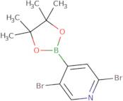 2,5-Dibromo-4-(4,4,5,5-tetramethyl-1,3,2-dioxaborolan-2-yl)pyridine