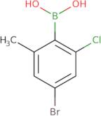 (4-Bromo-2-chloro-6-methylphenyl)boronic acid