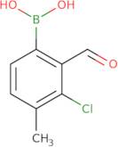 (3-Chloro-2-formyl-4-methylphenyl)boronic acid