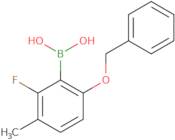 (6-Benzyloxy-2-fluoro-3-methylphenyl)boronic acid
