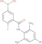 [3-[(4-Bromo-2,6-dimethylphenyl)carbamoyl]-4-fluorophenyl]boronic acid