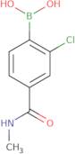 [2-Chloro-4-(methylcarbamoyl)phenyl]boronic acid