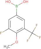 [3-Fluoro-4-methoxy-5-(trifluoromethyl)phenyl]boronic acid