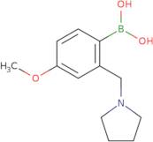 4-Methoxy-2-(pyrrolidin-1-ylmethyl)phenylboronic acid