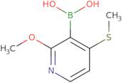 2-Methoxy-4-(methylthio)pyridine-3-boronic acid