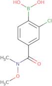 4-(N,o-Dimethylhydroxylaminocarbonyl)-2-chlorophenylboronic acid