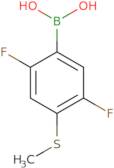 2,5-Difluoro-4-(methylsulfanyl)phenylboronic acid