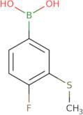 4-Fluoro-3-(methylthio)phenylboronic acid