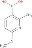 2-Methyl-6-(methylthio)-3-pyridylboronic acid