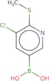 3-Chloro-2-methylthiopyridine-5-boronic acid