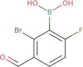 (2-Bromo-6-fluoro-3-formylphenyl)boronic acid