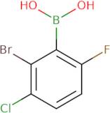 2-Bromo-3-chloro-6-fluorobenzeneboronic acid