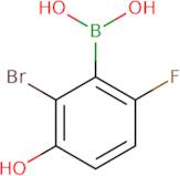 2-Bromo-6-fluoro-3-hydroxyphenylboronic acid