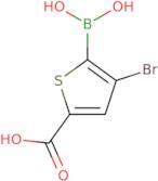 5-Borono-4-bromothiophene-2-carboxylic acid