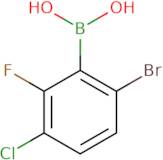6-Bromo-3-chloro-2-fluorobenzeneboronic acid