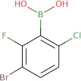 3-Bromo-6-chloro-2-fluorobenzeneboronic acid