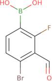 (4-Bromo-2-fluoro-3-formylphenyl)boronic acid