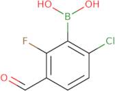 6-Chloro-2-fluoro-3-formylphenylboronic acid