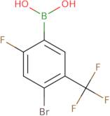 4-Bromo-2-fluoro-5-(trifluoromethyl)phenylboronic acid