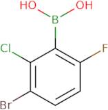 3-Bromo-2-chloro-6-fluorophenylboronic acid