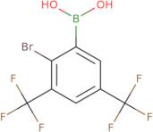 [2-Bromo-3,5-bis(trifluoromethyl)phenyl]boronic acid