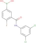 [3-[(3,5-Dichlorophenyl)carbamoyl]-4-fluorophenyl]boronic acid