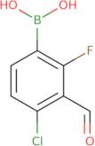 4-Chloro-2-fluoro-3-formylphenylboronic acid