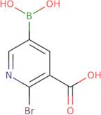 5-Borono-2-bromopyridine-3-carboxylic acid