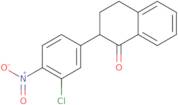 2-(3-Chloro-4-nitrophenyl)-3,4-dihydronaphthalen-1(2H)-one