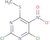 2,4-dichloro-6-(methylthio)-5-nitropyrimidine