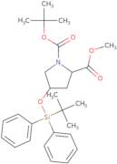 (2S,4R)-1-tert-butyl2-methyl4-tert-butyldiphenylsilyl)oxy)pyrrolidine-1,2-dicarboxylate