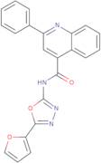 N-[5-(Furan-2-yl)-1,3,4-oxadiazol-2-yl]-2-phenylquinoline-4-carboxamide