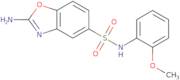 2-Amino-N-(2-methoxyphenyl)-1,3-benzoxazole-5-sulfonamide