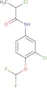 2-Chloro-N-[3-chloro-4-(difluoromethoxy)phenyl]propanamide