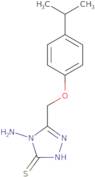 4-Amino-5-[4-(propan-2-yl)phenoxymethyl]-4H-1,2,4-triazole-3-thiol